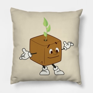 it's Mr. Soil Block! Pillow