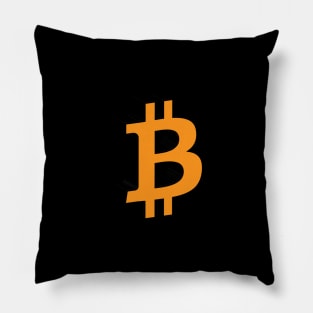 Bitcoin is The Future.  Hodl BTC Blockchain Design Pillow