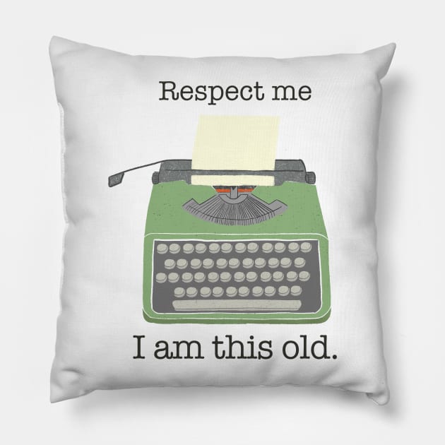 Typewriter Pillow by Ingridpd