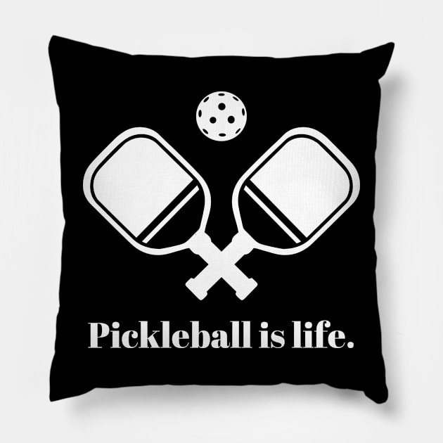 Pickleball is Life Pillow by Hey Neighbor