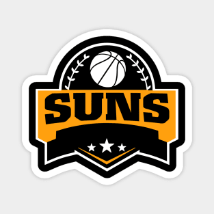 Personalized Basketball Suns Proud Name Vintage Beautiful Magnet