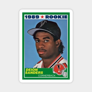 Retro Deion Rookie Card Magnet