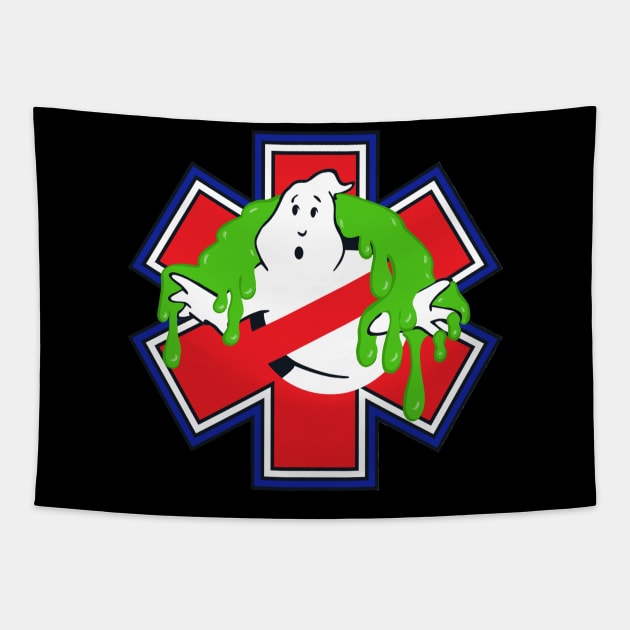 Ghostbusters Medi-Corps “I’ve Been Slimed” - Tee Tapestry by Ghostbustersmedicorps