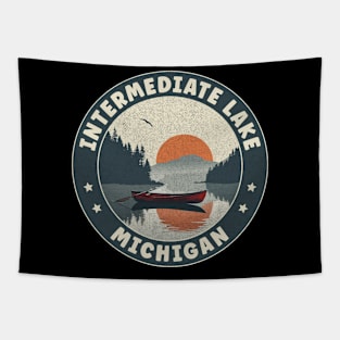 Intermediate Lake Michigan Sunset Tapestry