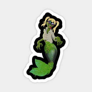 Wacky Halloween  Mermaid Zombie Magnet