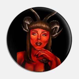 She's Just a Devil Woman Pin