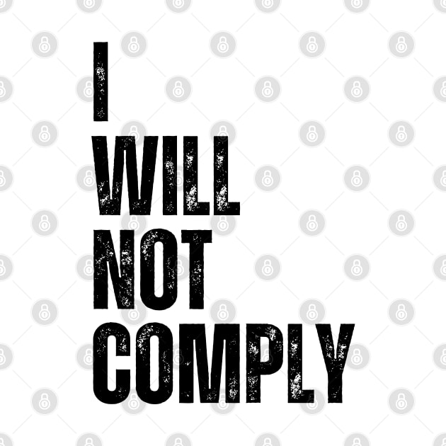 I will not comply by la chataigne qui vole ⭐⭐⭐⭐⭐