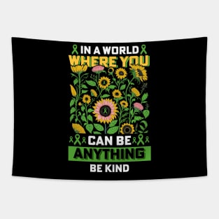 In A world where you can be anything Be Kind | mental health awareness Tapestry