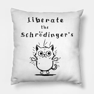 Release the Schrödinger's Cat: Unleash the Quantum Curiosity Pillow