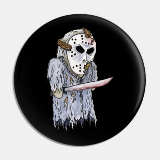 Jason Voorhees, Friday the 13th - Horror Hand Puppet Pin