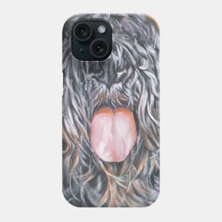 Bouvier Des Flandres Fine Art Painting Phone Case