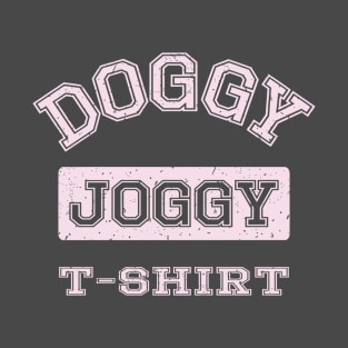 Doggy Joggy Pink T-Shirt