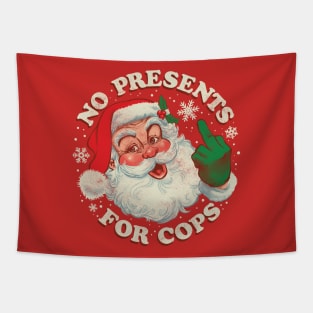 No Presents for Cops - Vintage Santa Claus ACAB Tapestry