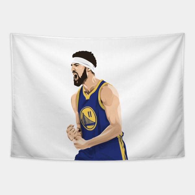 Klay Thompson Tapestry by knnthmrctn