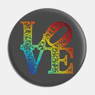 LOVE (Robert Indiana) Pin