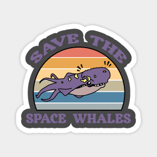 Save the Space Whales! Magnet