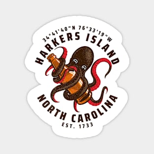 Harkers Island, NC Octopus Summer Vacation Magnet