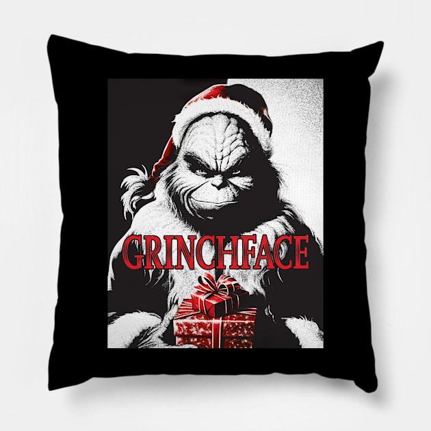 Grinchface Pillow by Don Diego