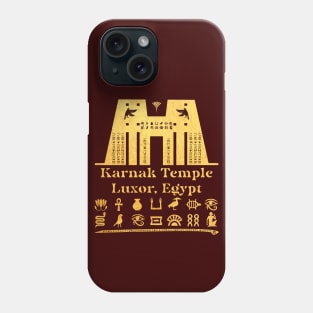 Ancient Karnak Temple: Luxor, Egypt Phone Case