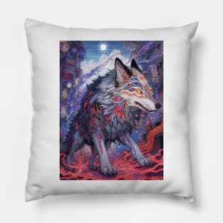 Wolf Diety Pillow