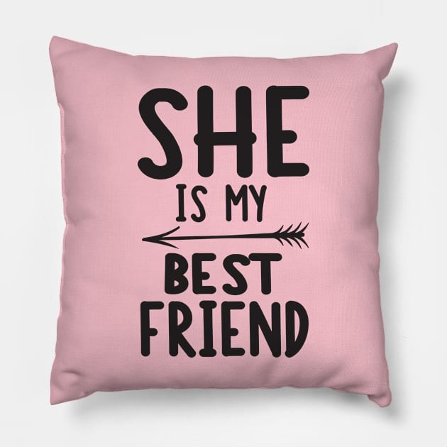 She is my best friend Pillow by nektarinchen