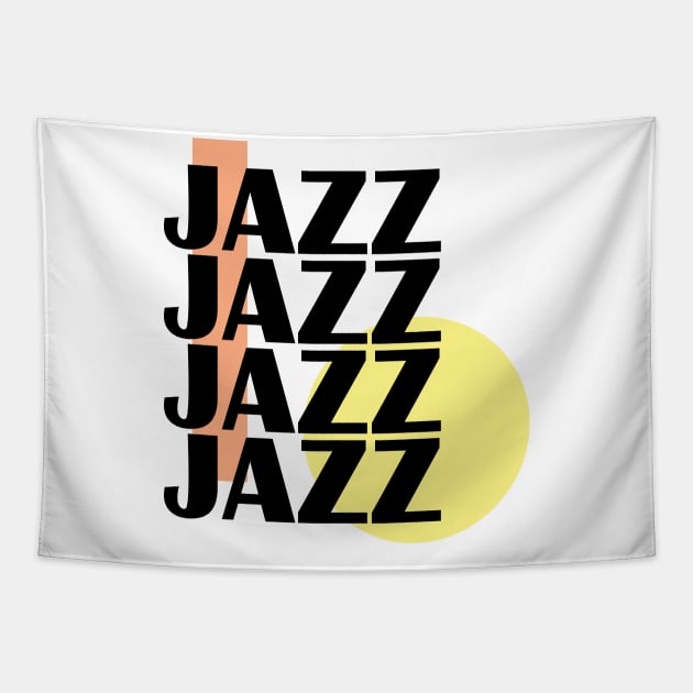 jazz color logo Tapestry by lkn