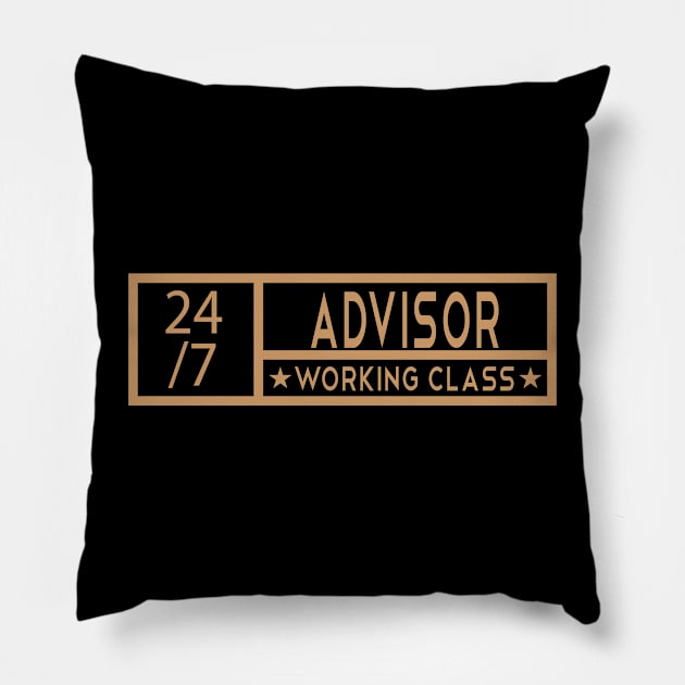 Advisor Tittle Job Pillow by Itulah Cinta