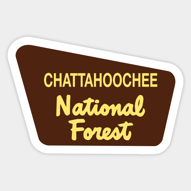 Chattahoochee National Forest - National Forest - Sticker