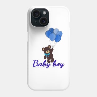 Baby boy bear Phone Case