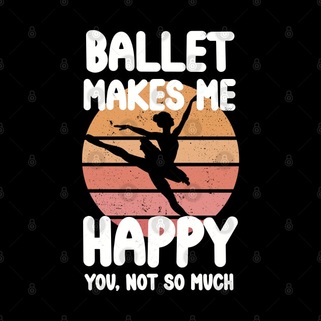 Ballet makes me happy by CharlieCreates