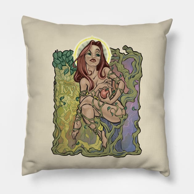 Poison Iv Eve Pillow by majanation