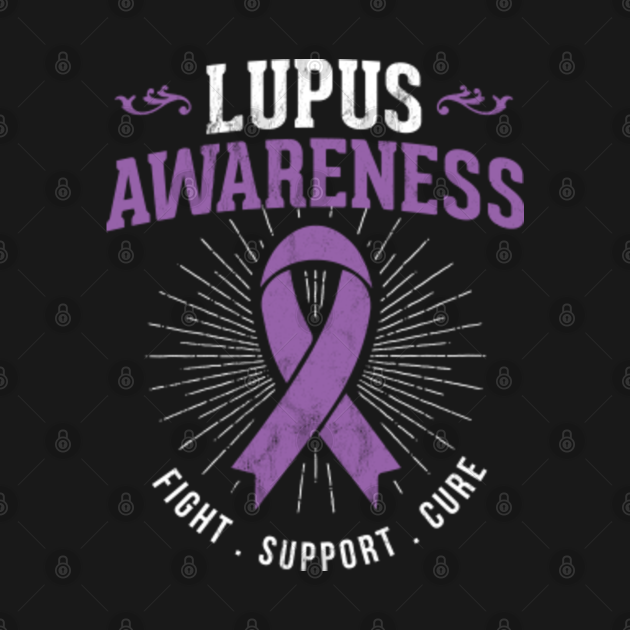 Lupus Awareness Tees Fight Support Cure Disorder Long Sleeve T