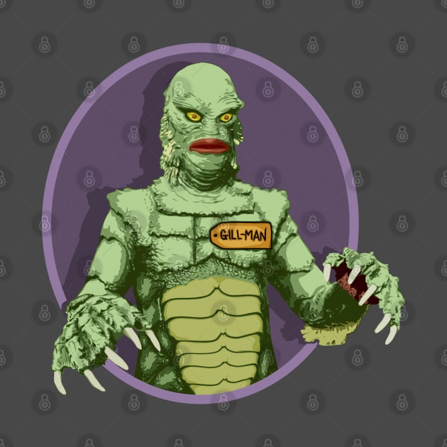 Come on Down, Gill-Man! (Creature from the Black Lagoon) by PlaidDesign