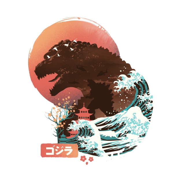 Ukiyo E Kaiju by DANDINGEROZZ