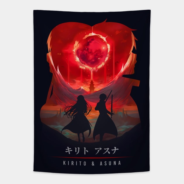 Sao - Bloody Illusion Tapestry by The Artz