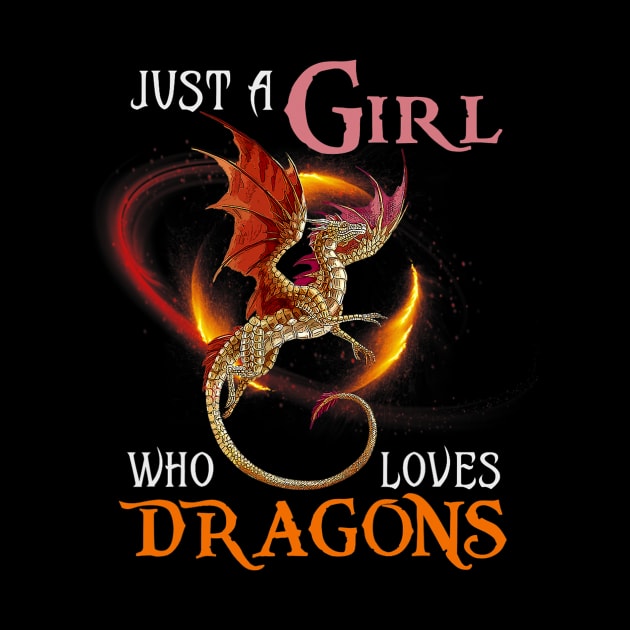 Just a Girl Who Loves Dragons Women and Girls by tabbythesing960