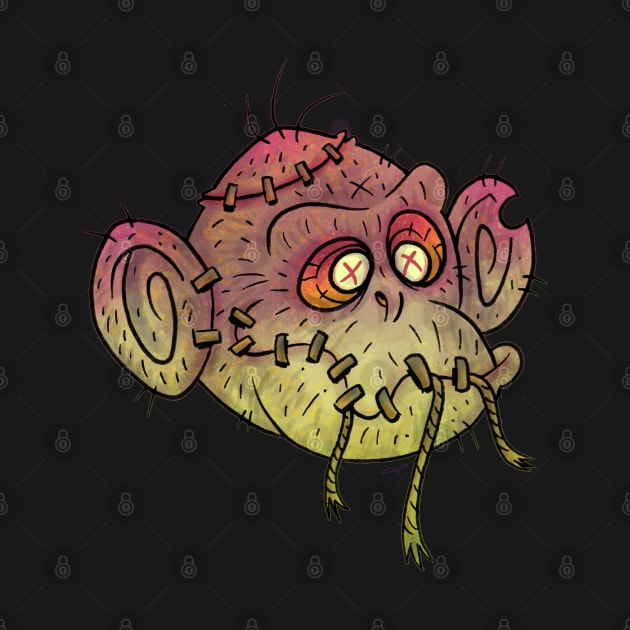 Zombie Monkie by chrisraimoart