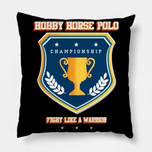 Hobby horse polo Pillow