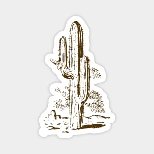 Desert Cactus Magnet