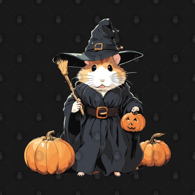 Halloween Hamster by Ray Crimson