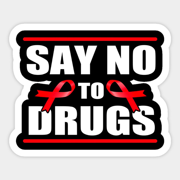 Red Ribbon Week Shirt October Say No To Drugs Shirt Red Ribbon Week October Say No To Drugs Sticker Teepublic Uk