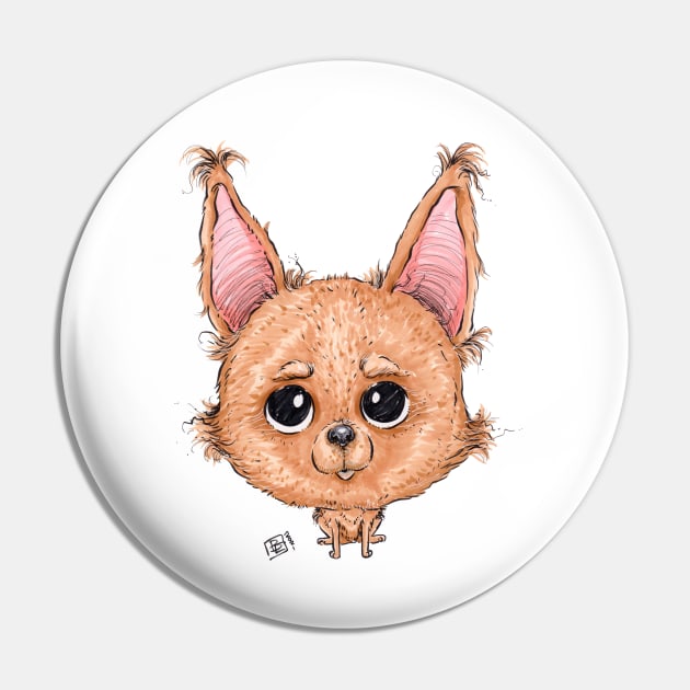 Chihuahua Dog Pin by obillwon