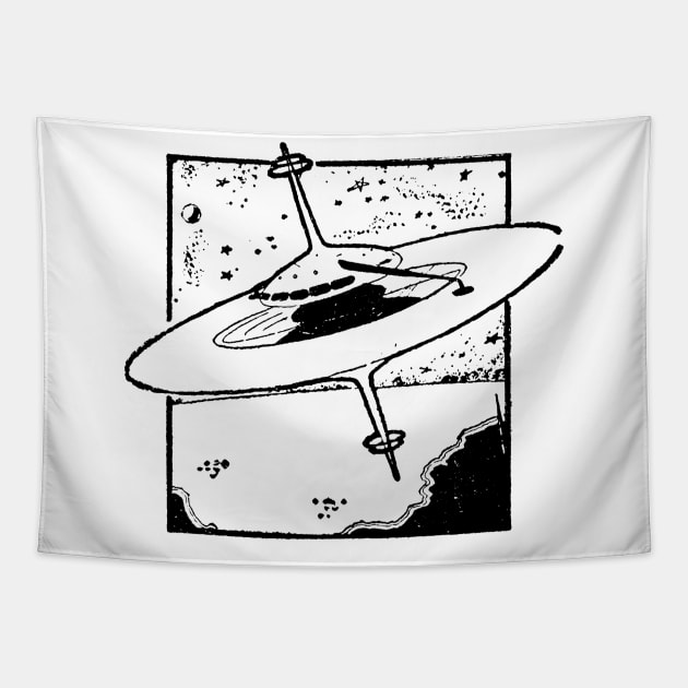 UFO 2 Tapestry by Megatrip