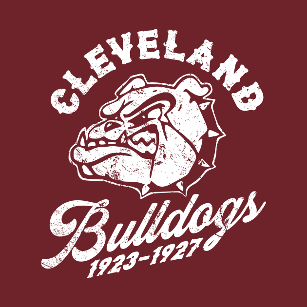 Cleveland Bulldogs Defunct Football Teams Tapestry TeePublic