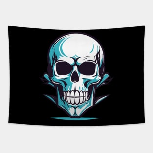 Skull in Vector Style Tapestry