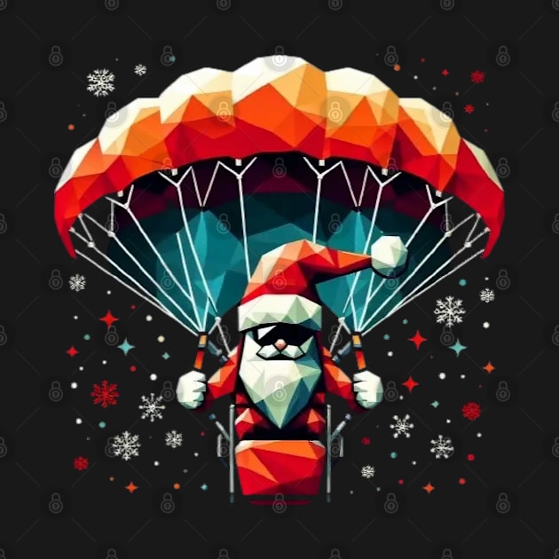 Christmas  Santa Paragliding by fadinstitute