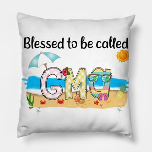 Blessed To Be Called Gma Summer Beach Happy Mother's Pillow