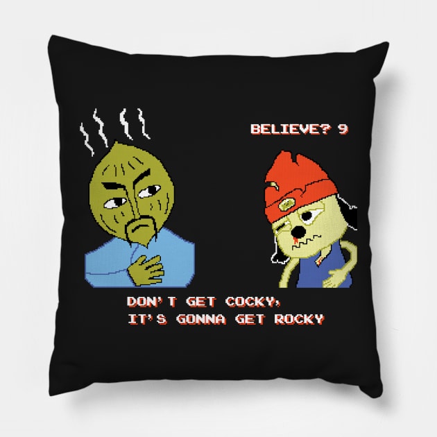 It's Gonna Get Rocky Pillow by ZombieMedia