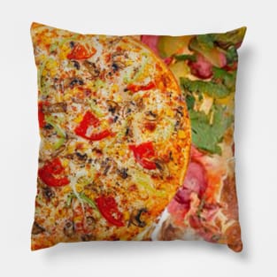 pizza slice pattern Pillow