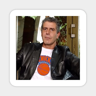 Anthony Bourdain Knicks Fan Magnet